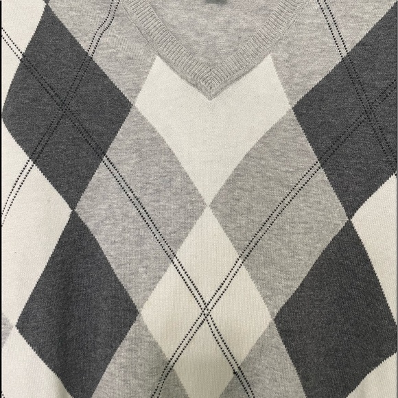 Tasso Elba Argyle design sweater size XL - Picture 2 of 5